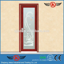 JK-AW9062 puerta de aluminio decorativo de la hoja sola / puertas de la ducha del cuarto de baño